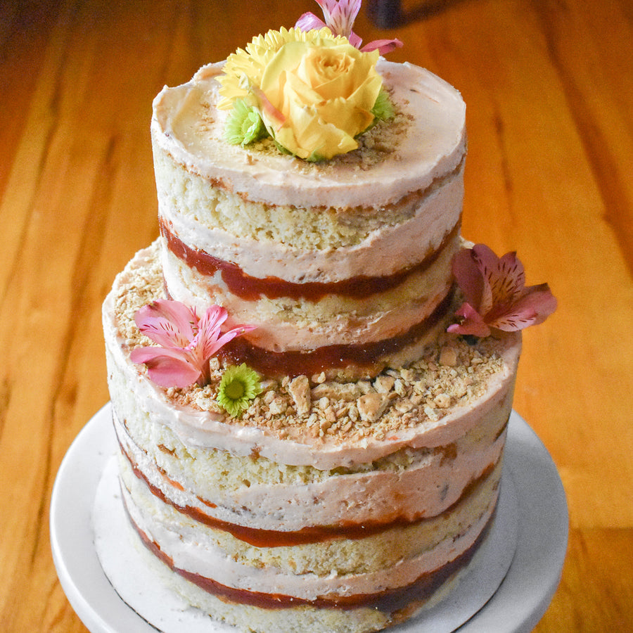 TWO TIER GUAVA CAKE