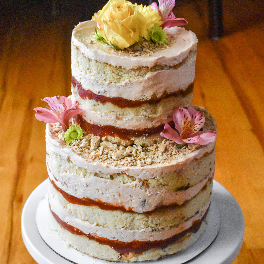 TWO TIER GUAVA CAKE