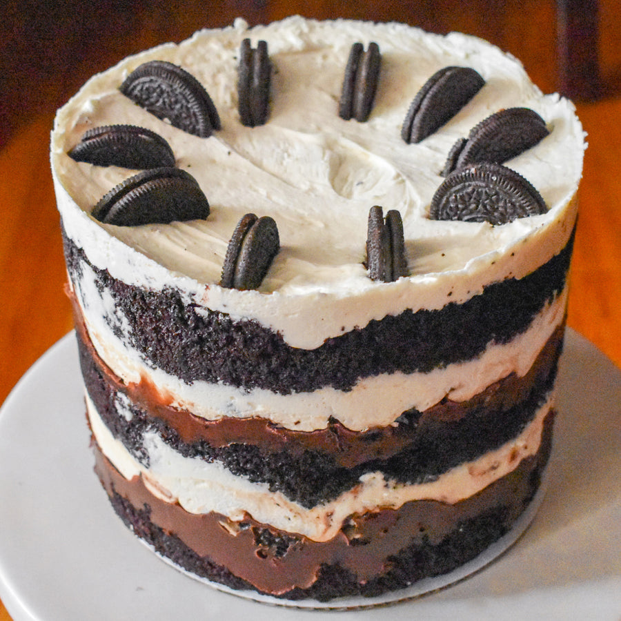 cookies and cream cake chocolate base