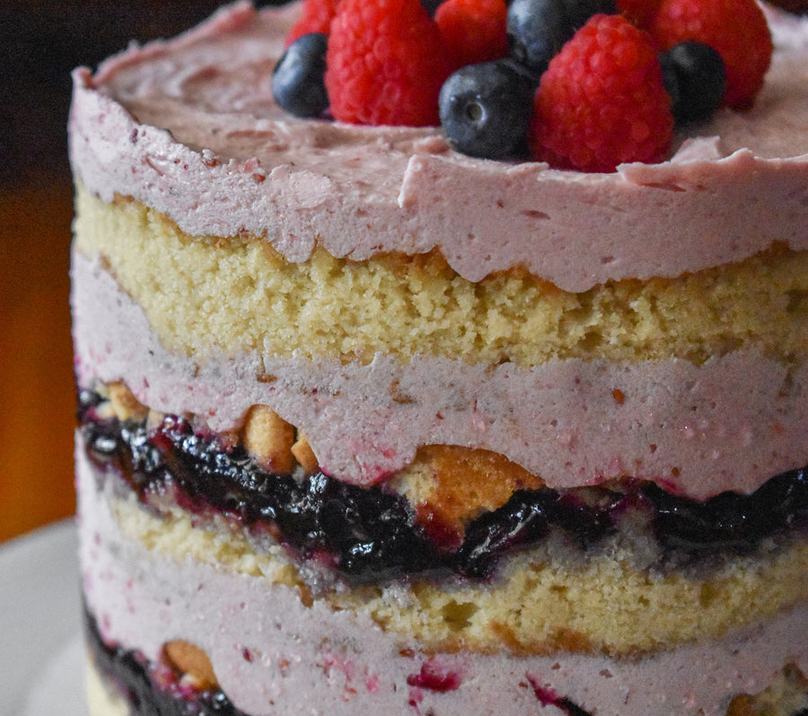 MIXED BERRY CAKE