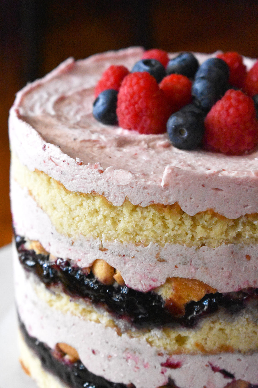 MIXED BERRY CAKE