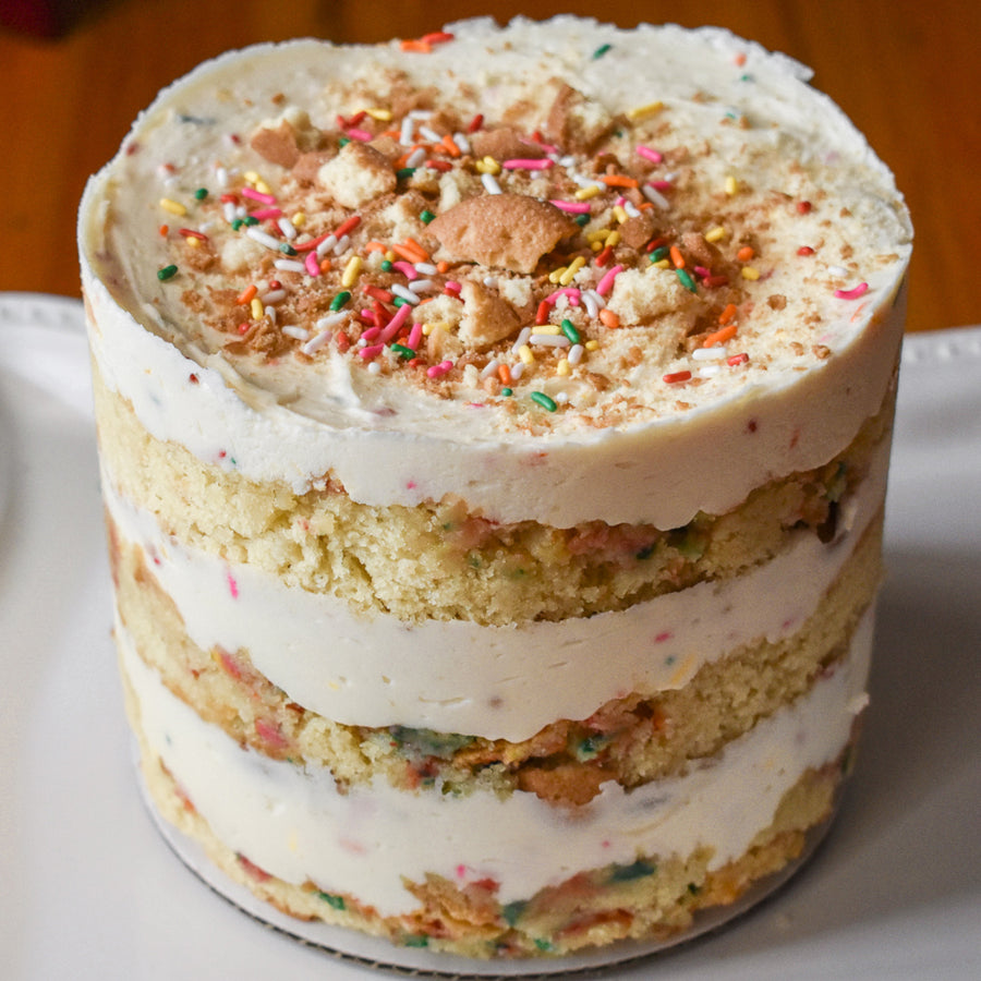 birthday day flavor cake sprinkles