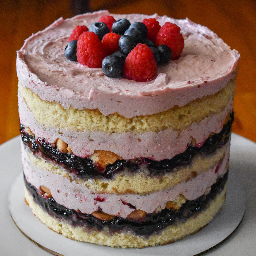 MIXED BERRY CAKE