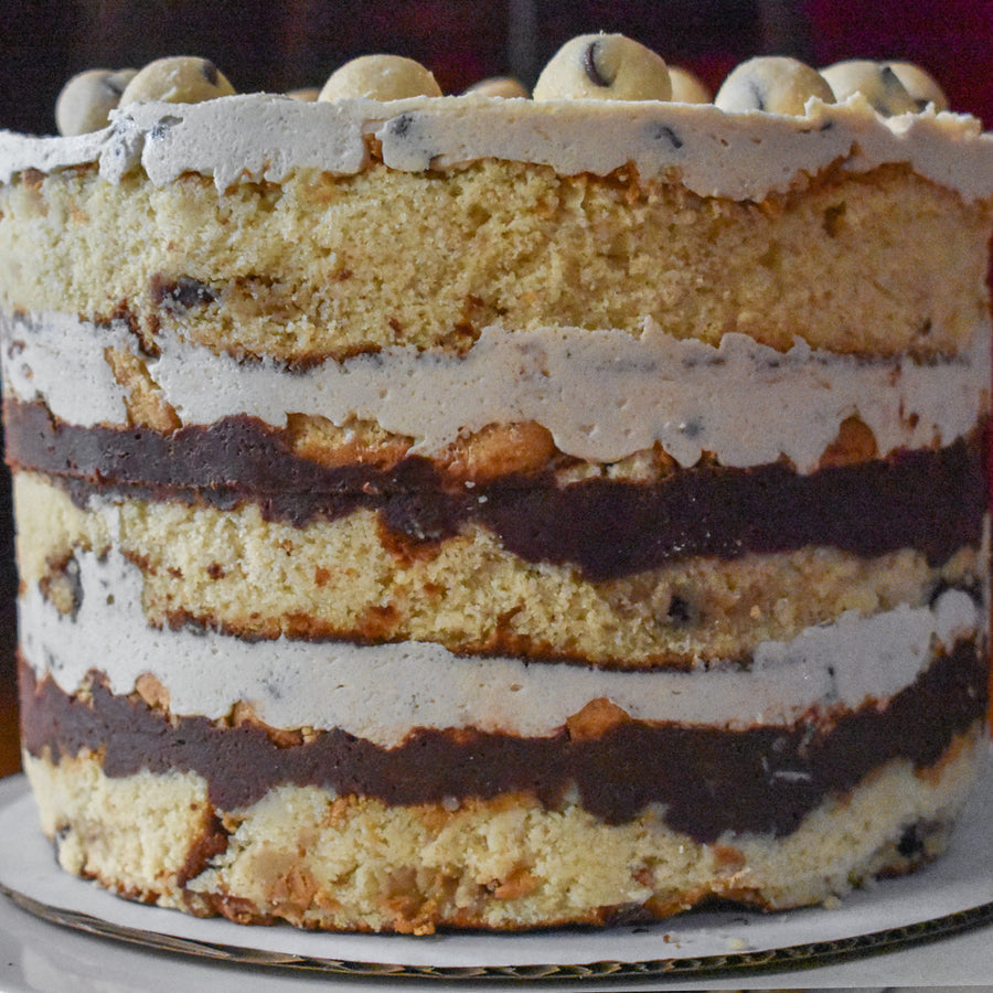 cookie dough cake