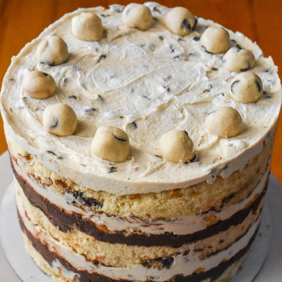 cookie dough cake