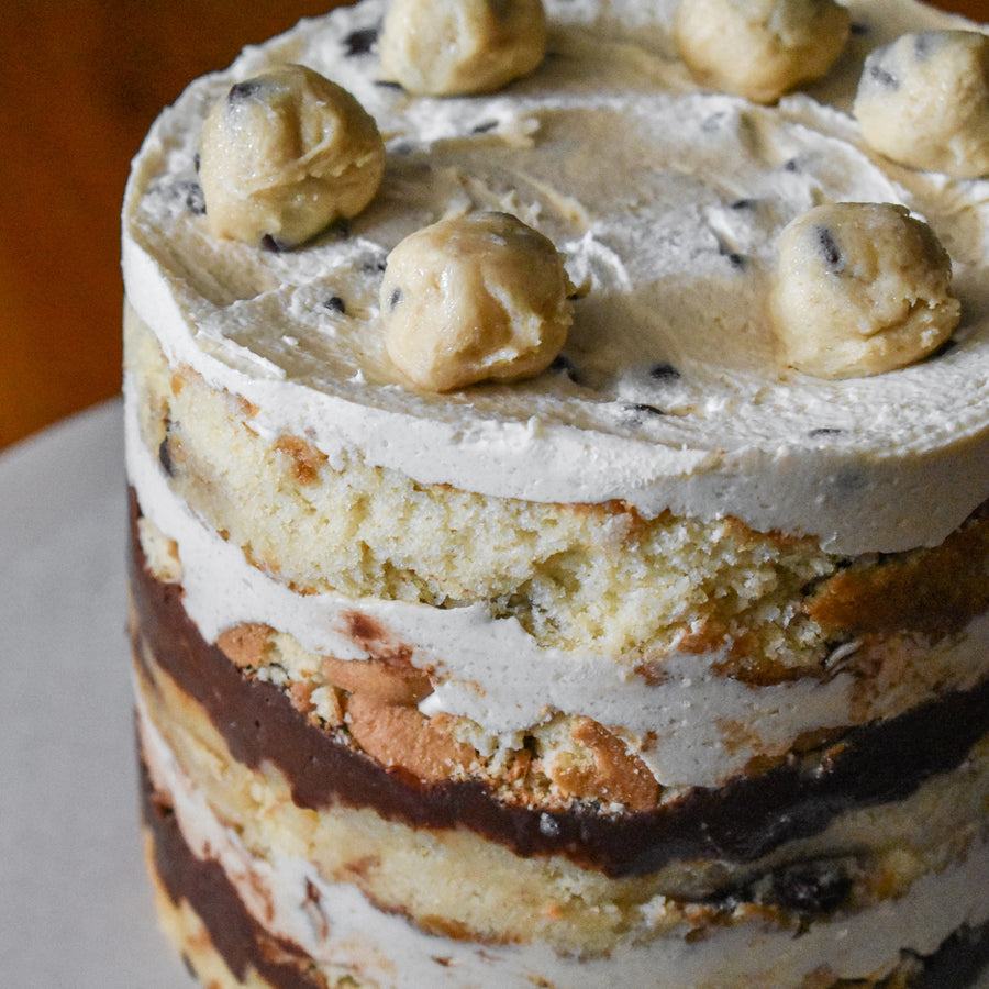 cookie dough cake