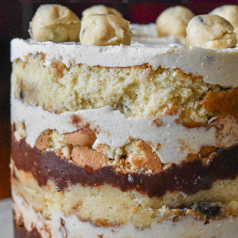cookie dough cake