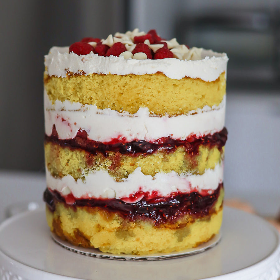 LEMON RASPBERRY CAKE