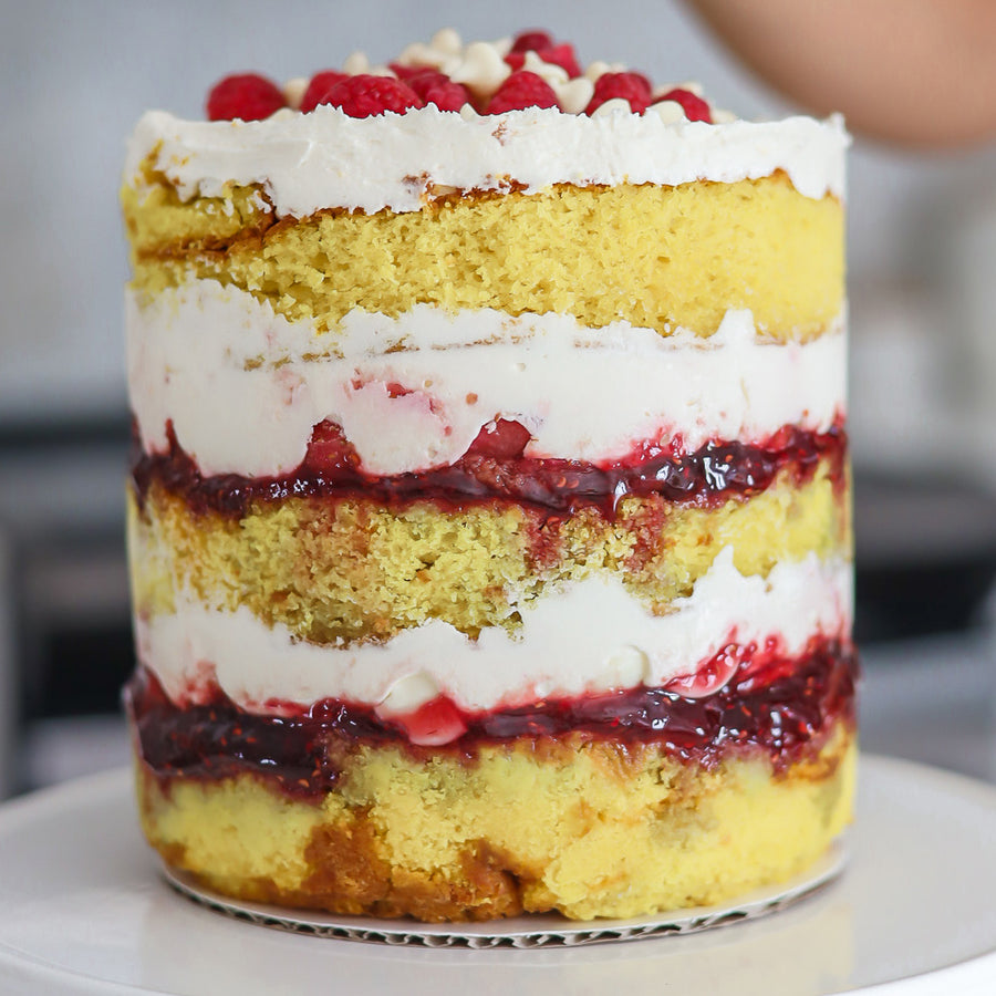 LEMON RASPBERRY CAKE
