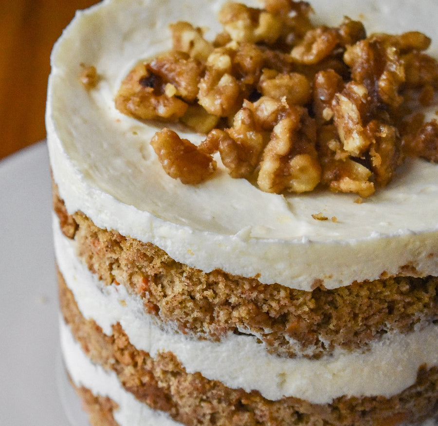 carrot cake big and small