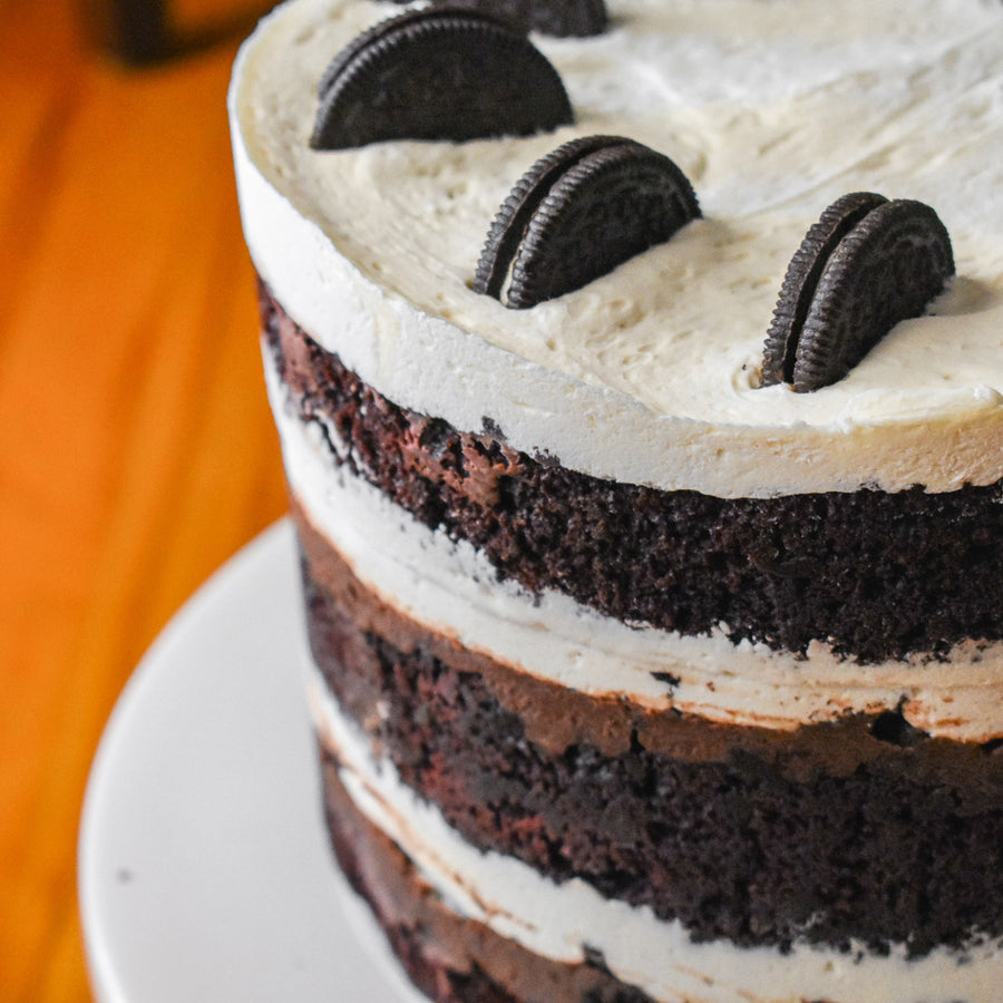 cookies and cream cake chocolate base