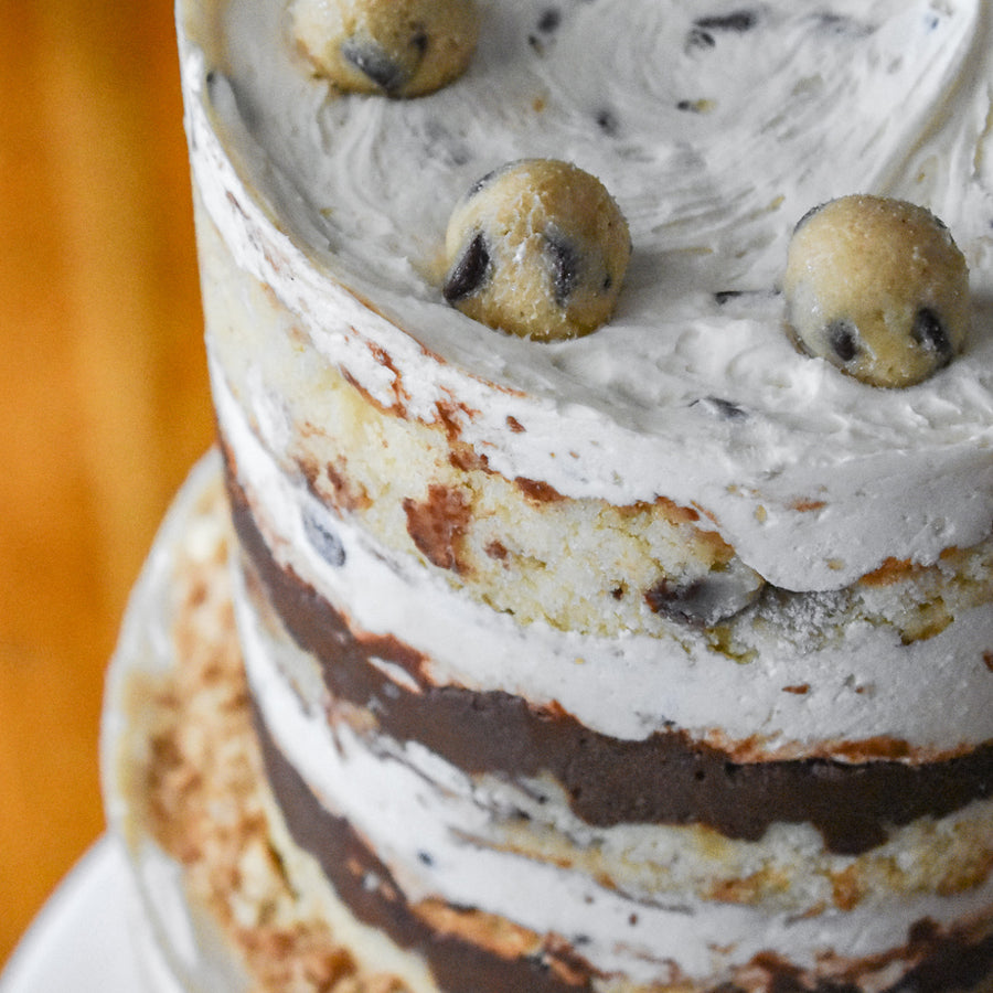 cookie dough cake