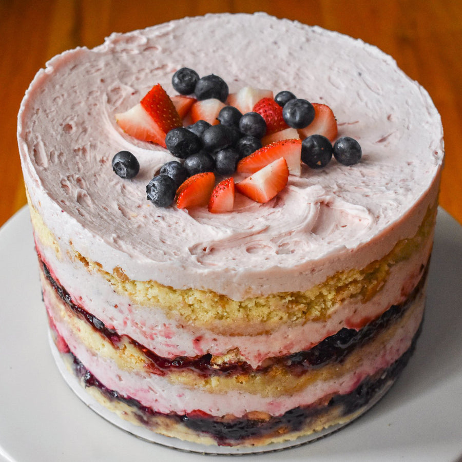 MIXED BERRY CAKE