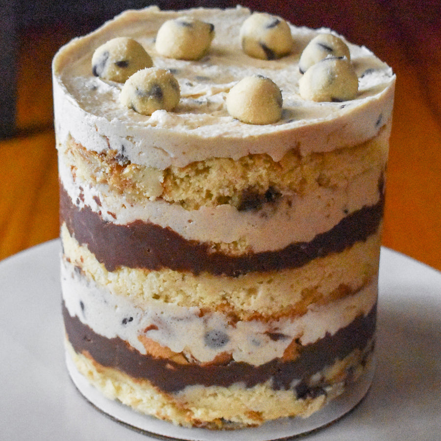 cookie dough cake